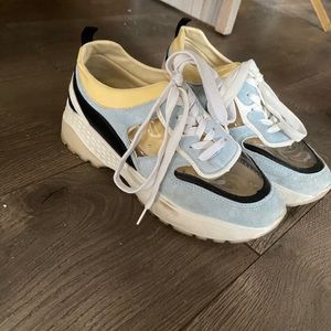 Baby Blue/Clear Sneakers